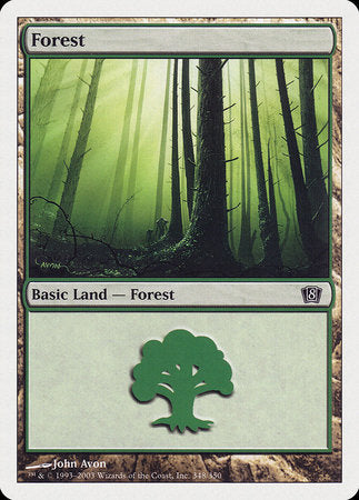 Forest (348) [Eighth Edition] | Cards and Coasters CA