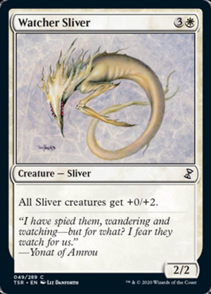 Watcher Sliver [Time Spiral Remastered] | Cards and Coasters CA