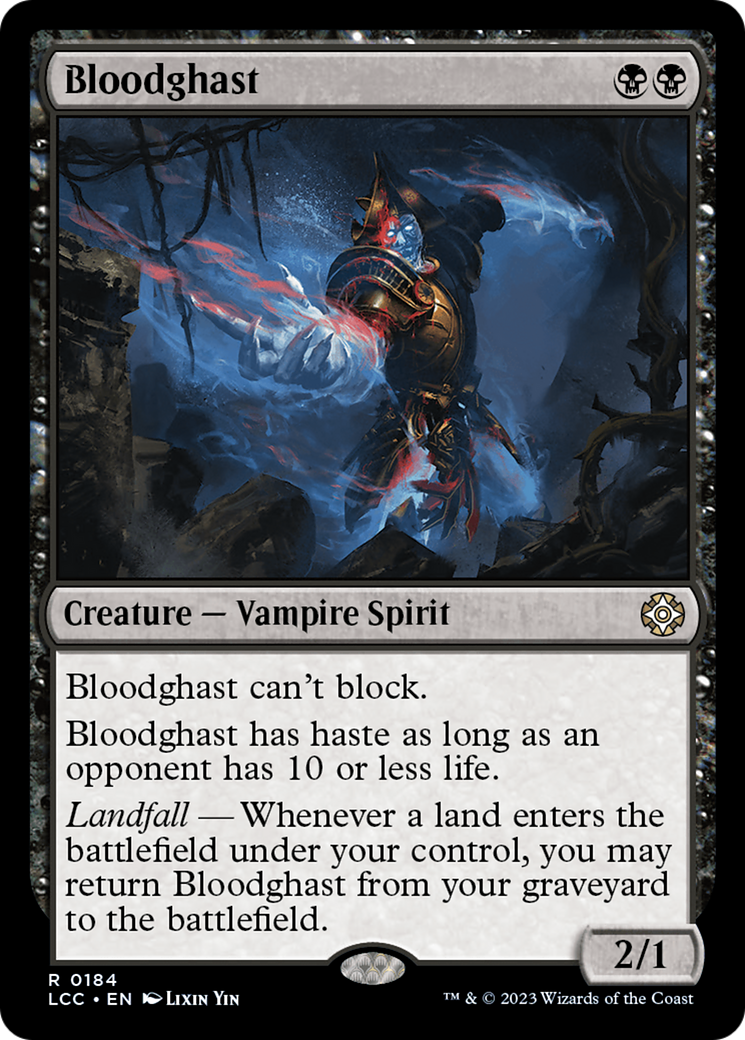 Bloodghast [The Lost Caverns of Ixalan Commander] | Cards and Coasters CA