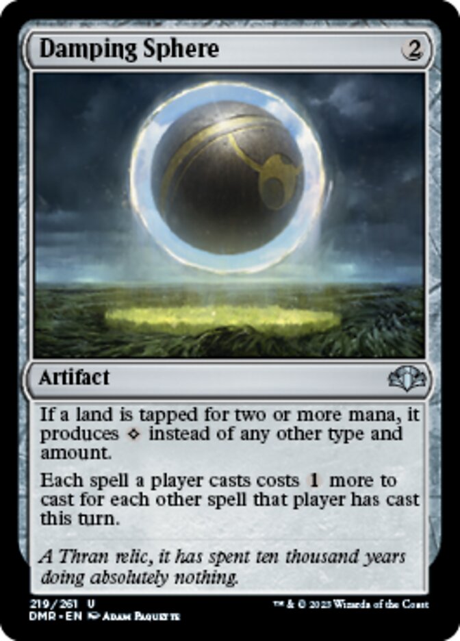 Damping Sphere [Dominaria Remastered] | Cards and Coasters CA