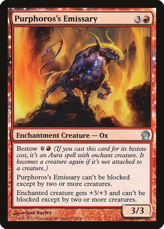 Purphoros's Emissary [Theros] | Cards and Coasters CA