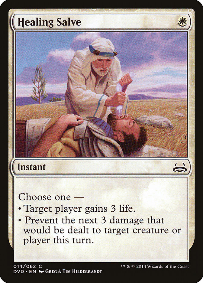 Healing Salve (Divine vs. Demonic) [Duel Decks Anthology] | Cards and Coasters CA