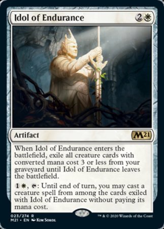 Idol of Endurance [Core Set 2021] | Cards and Coasters CA