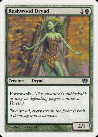 Rushwood Dryad [Eighth Edition] | Cards and Coasters CA