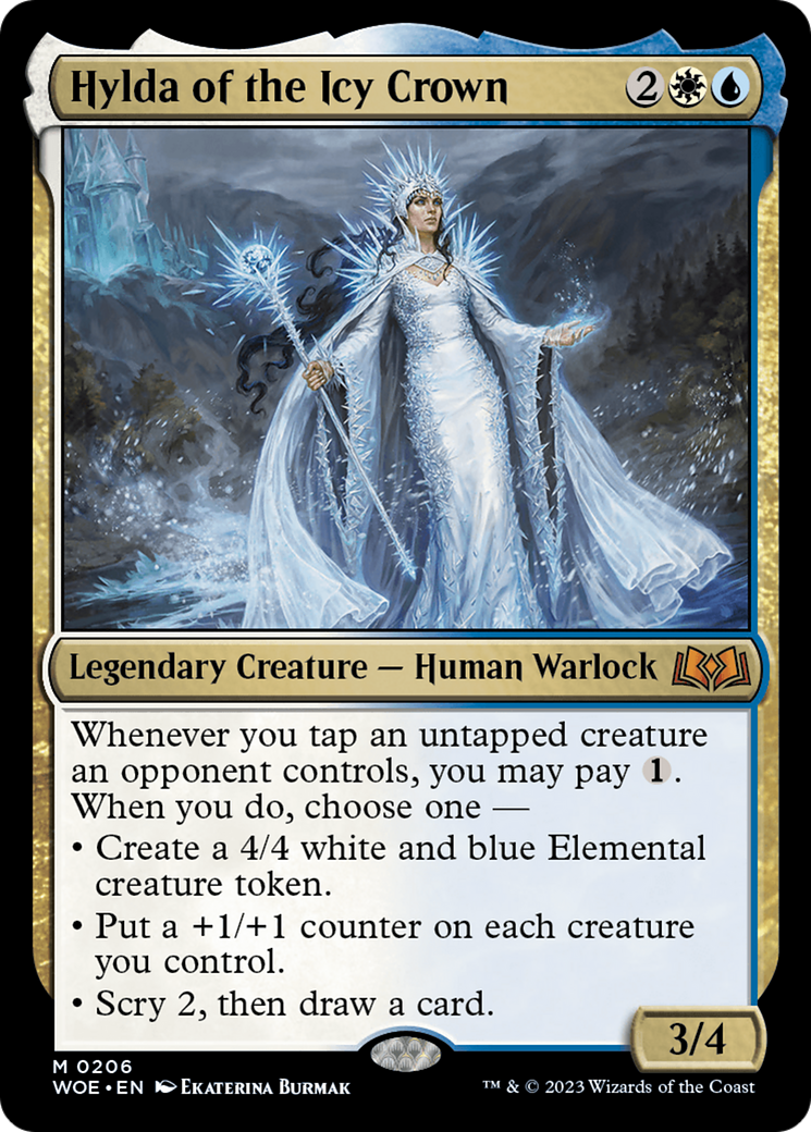 Hylda of the Icy Crown [Wilds of Eldraine] | Cards and Coasters CA