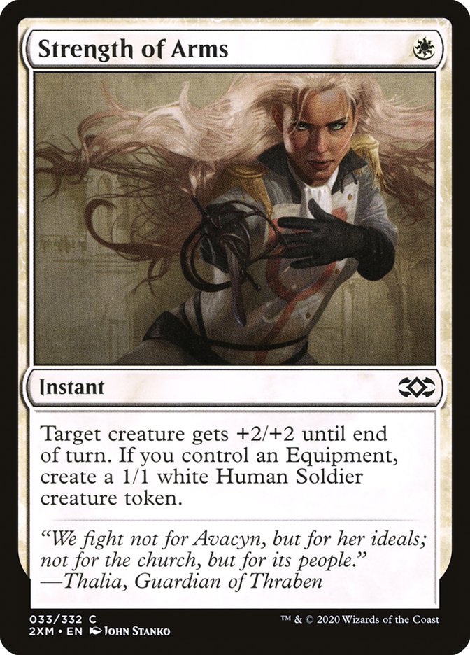 Strength of Arms [Double Masters] | Cards and Coasters CA