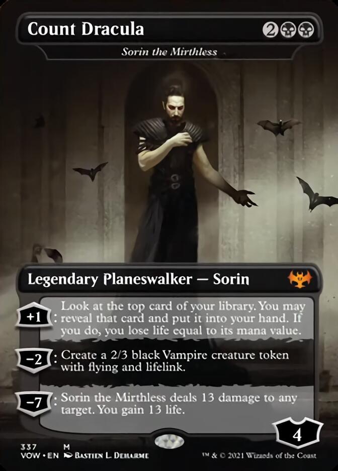 Sorin the Mirthless - Count Dracula [Innistrad: Crimson Vow] | Cards and Coasters CA