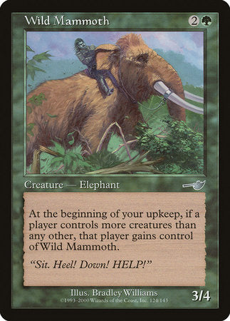 Wild Mammoth [Nemesis] | Cards and Coasters CA