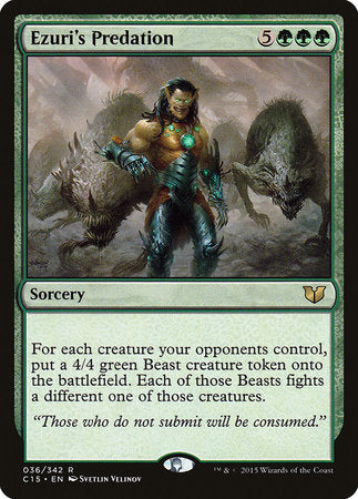 Ezuri's Predation [Commander 2015] | Cards and Coasters CA