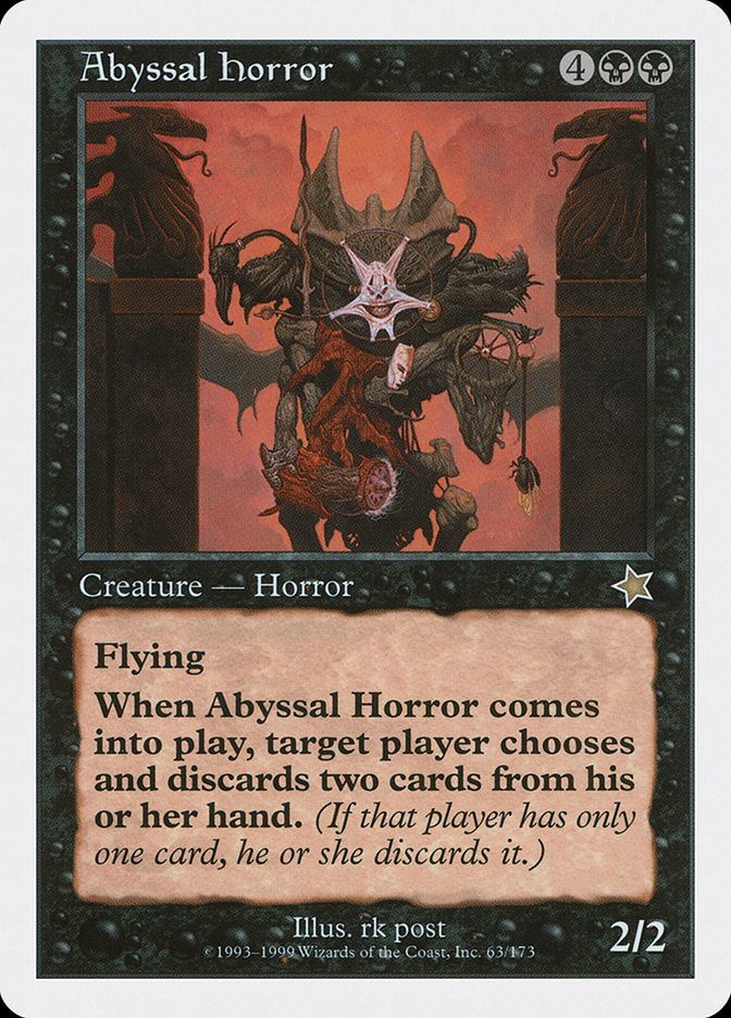 Abyssal Horror [Starter 1999] | Cards and Coasters CA