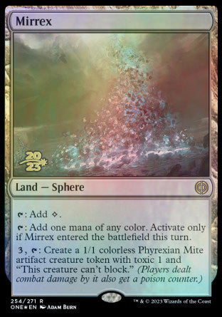 Mirrex [Phyrexia: All Will Be One Prerelease Promos] | Cards and Coasters CA