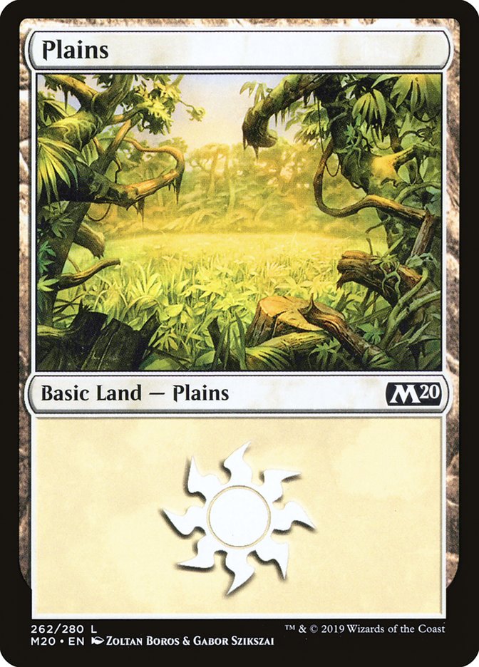 Plains (262) [Core Set 2020] | Cards and Coasters CA