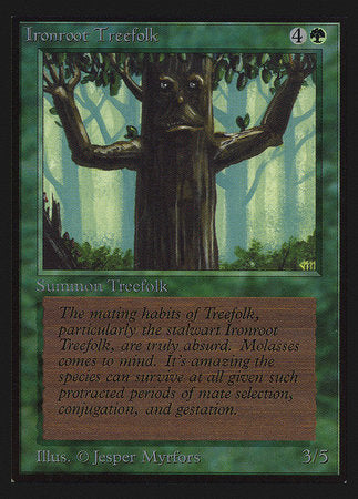 Ironroot Treefolk (IE) [Intl. Collectors’ Edition] | Cards and Coasters CA