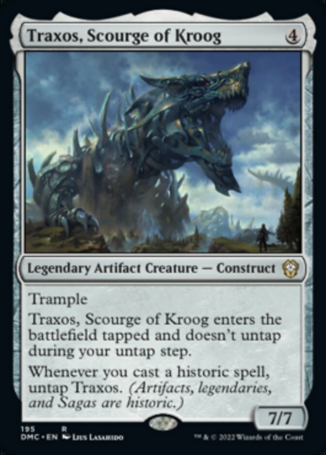 Traxos, Scourge of Kroog [Dominaria United Commander] | Cards and Coasters CA