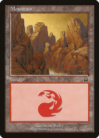 Mountain (344) [Mercadian Masques] | Cards and Coasters CA