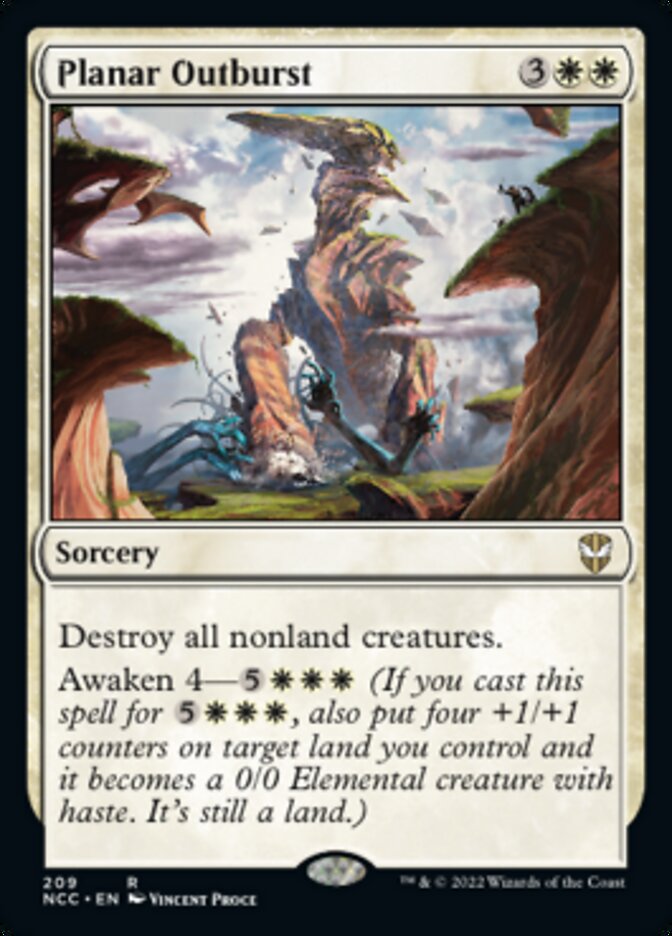 Planar Outburst [Streets of New Capenna Commander] | Cards and Coasters CA