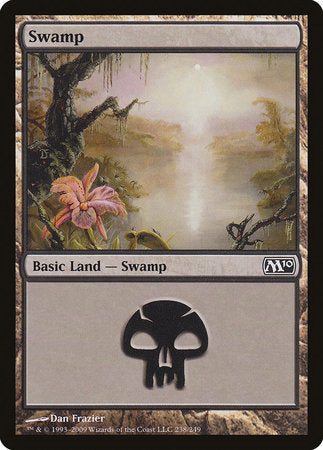 Swamp (238) [Magic 2010] | Cards and Coasters CA