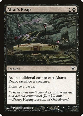 Altar's Reap [Innistrad] | Cards and Coasters CA