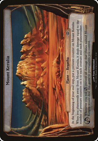 Mount Keralia (Planechase 2012) [Planechase 2012 Planes] | Cards and Coasters CA