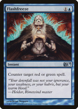 Flashfreeze [Magic 2011] | Cards and Coasters CA