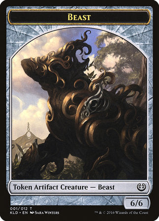 Beast Token (001) [Kaladesh Tokens] | Cards and Coasters CA