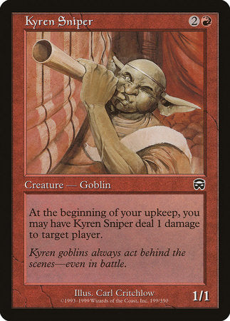 Kyren Sniper [Mercadian Masques] | Cards and Coasters CA