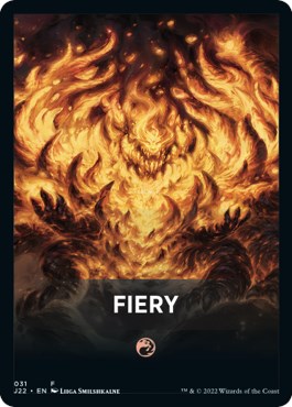 Fiery Theme Card [Jumpstart 2022 Front Cards] | Cards and Coasters CA