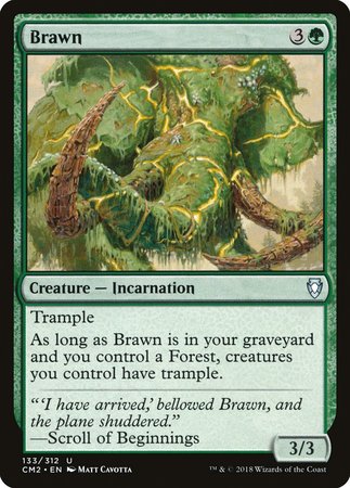 Brawn [Commander Anthology Volume II] | Cards and Coasters CA