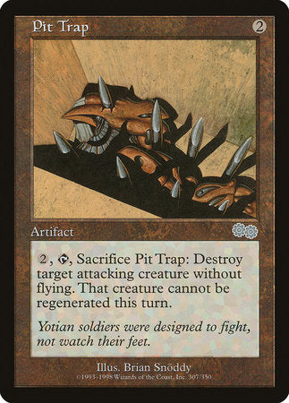 Pit Trap [Urza's Saga] | Cards and Coasters CA
