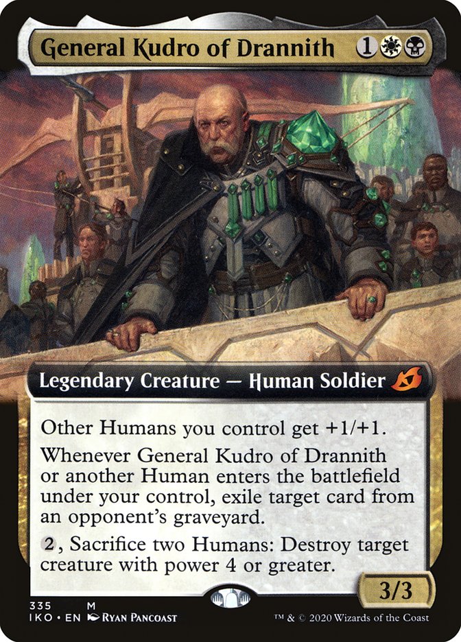 General Kudro of Drannith (Extended Art) [Ikoria: Lair of Behemoths] | Cards and Coasters CA