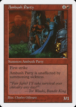 Ambush Party [Fifth Edition] | Cards and Coasters CA