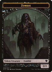 Vampire // Zombie Double-sided Token [Commander 2017 Tokens] | Cards and Coasters CA