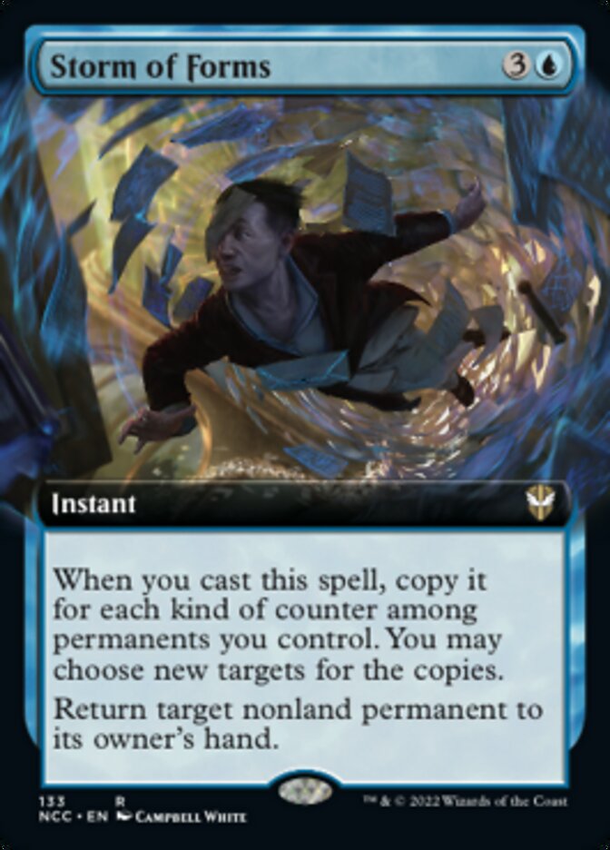 Storm of Forms (Extended Art) [Streets of New Capenna Commander] | Cards and Coasters CA