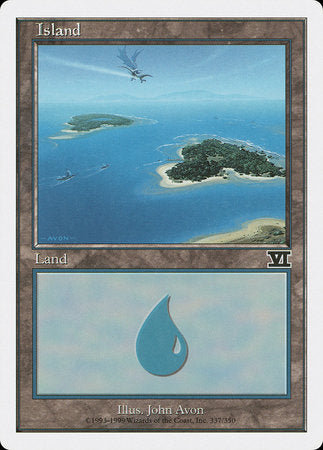 Island (337) [Classic Sixth Edition] | Cards and Coasters CA