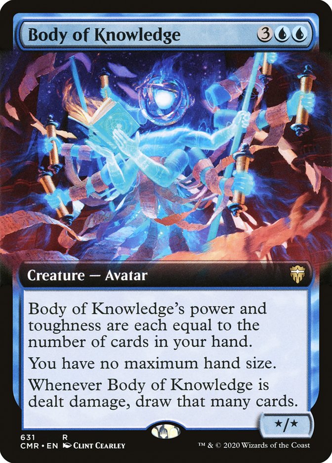 Body of Knowledge (Extended Art) [Commander Legends] | Cards and Coasters CA