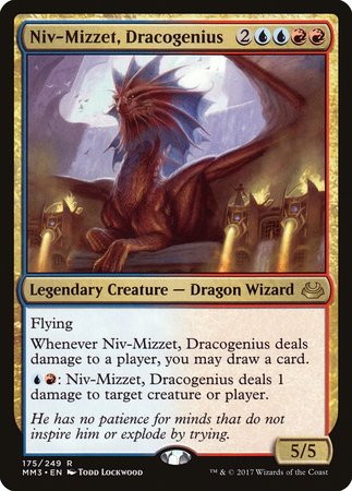 Niv-Mizzet, Dracogenius [Modern Masters 2017] | Cards and Coasters CA