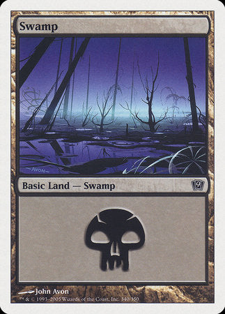 Swamp (340) [Ninth Edition] | Cards and Coasters CA