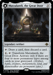 Matzalantli, the Great Door // The Core [The Lost Caverns of Ixalan] | Cards and Coasters CA