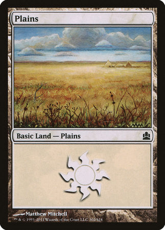 Plains (302) [Commander 2011] | Cards and Coasters CA