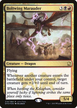 Boltwing Marauder [Dragons of Tarkir Promos] | Cards and Coasters CA