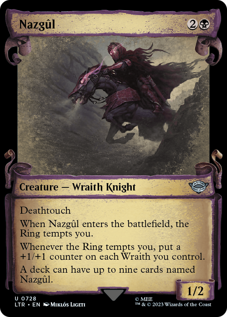 Nazgul (0728) [The Lord of the Rings: Tales of Middle-Earth Showcase Scrolls] | Cards and Coasters CA