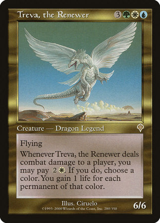 Treva, the Renewer [Invasion] | Cards and Coasters CA