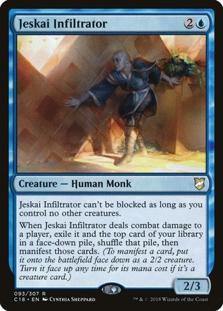 Jeskai Infiltrator [Commander 2018] | Cards and Coasters CA