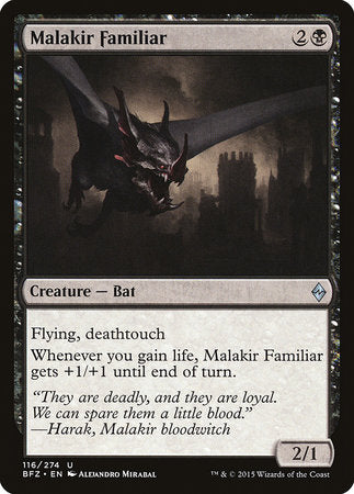 Malakir Familiar [Battle for Zendikar] | Cards and Coasters CA