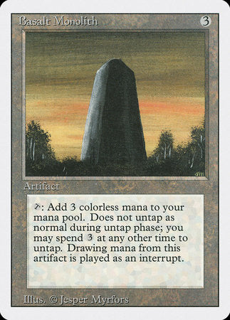 Basalt Monolith [Revised Edition] | Cards and Coasters CA