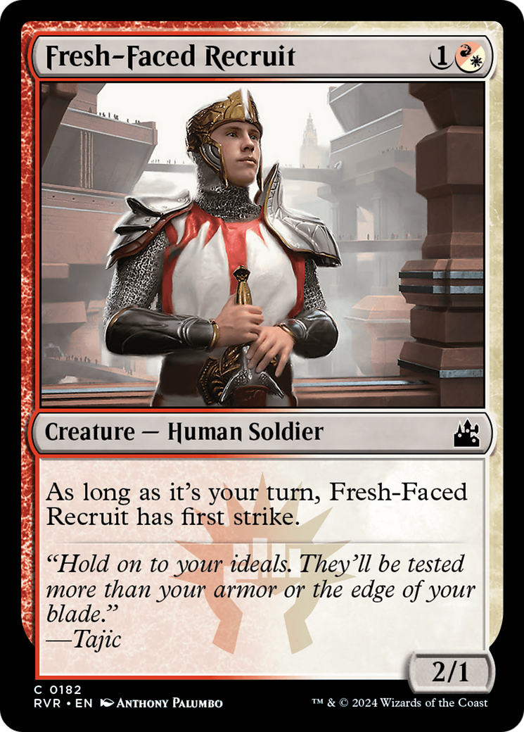 Fresh-Faced Recruit [Ravnica Remastered] | Cards and Coasters CA