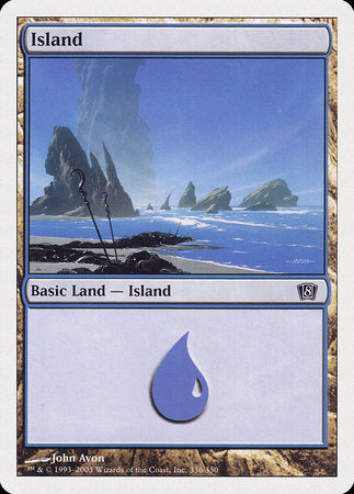 Island (336) [Eighth Edition] | Cards and Coasters CA