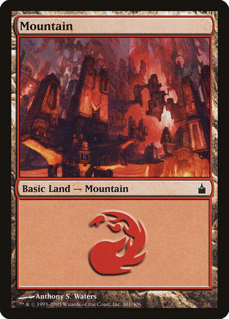 Mountain (301) [Ravnica: City of Guilds] | Cards and Coasters CA