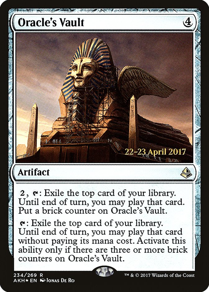 Oracle's Vault  [Amonkhet Prerelease Promos] | Cards and Coasters CA