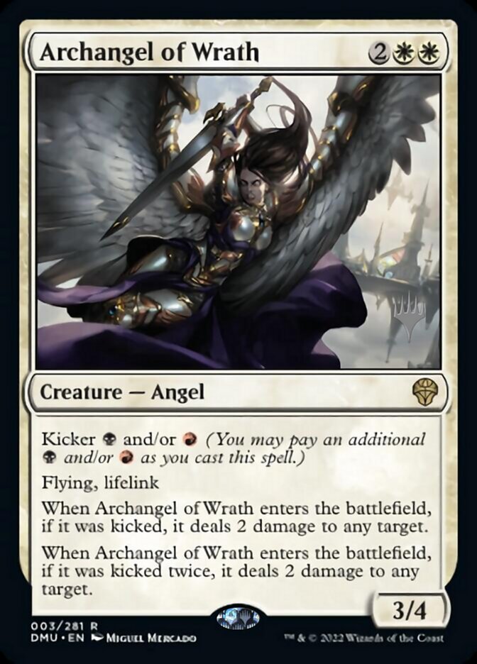 Archangel of Wrath (Promo Pack) [Dominaria United Promos] | Cards and Coasters CA